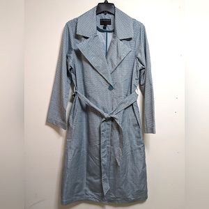 Bernardo Water Repellent Printed Trench Coat Size M